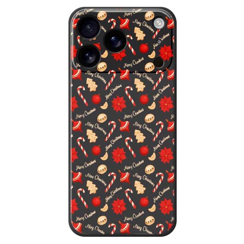 EIDERWOOD iPhone 17 Pro Jule Cover - Fleksibelt Plastik - Juleslik / Sort