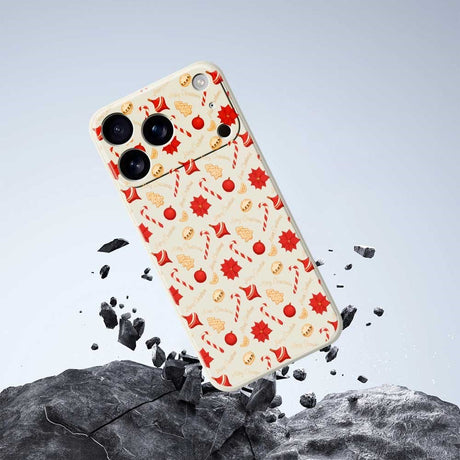 EIDERWOOD iPhone 17 Pro Jule Cover - Fleksibelt Plastik - Juleslik / Sort