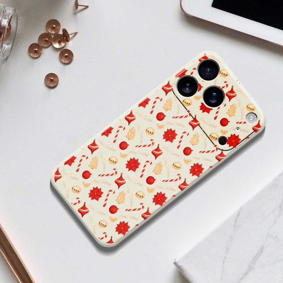 EIDERWOOD iPhone 17 Pro Jule Cover - Fleksibelt Plastik - Juleslik / Sort
