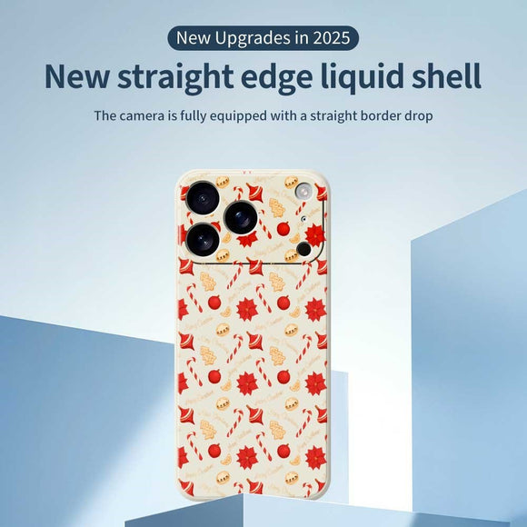EIDERWOOD iPhone 17 Pro Max Jule Cover - Fleksibelt Plastik - Juleslik / Sort