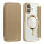 EIDERWOOD iPhone 17 Flipcover m. Gennemsigtig Bagside - MagSafe Kompatibel - Guld