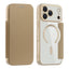 EIDERWOOD iPhone 17 Pro Flipcover m. Gennemsigtig Bagside - MagSafe Kompatibel - Guld