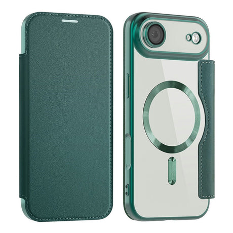 EIDERWOOD iPhone Air Flipcover m. Gennemsigtig Bagside - MagSafe Kompatibel - Grøn