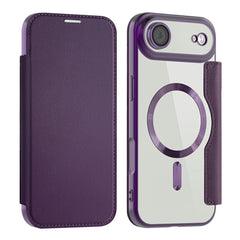 EIDERWOOD iPhone Air Flipcover m. Gennemsigtig Bagside - MagSafe Kompatibel - Lilla