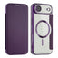 EIDERWOOD iPhone Air Flipcover m. Gennemsigtig Bagside - MagSafe Kompatibel - Lilla