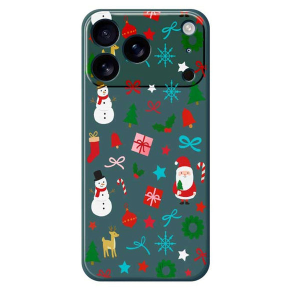 EIDERWOOD iPhone 17 Pro Jule Cover - Fleksibelt Plastik - Juledekorationer / Grøn