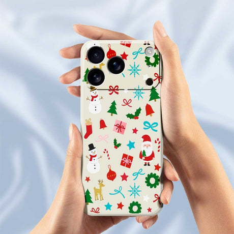 EIDERWOOD iPhone 17 Pro Jule Cover - Fleksibelt Plastik - Juledekorationer / Lilla