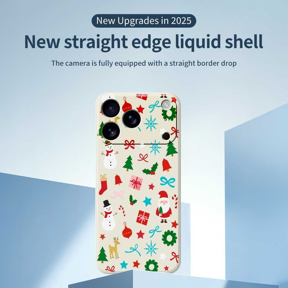 EIDERWOOD iPhone 17 Pro Jule Cover - Fleksibelt Plastik - Juledekorationer / Sort
