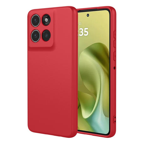 EIDERWOOD Motorola Moto G86 Foret Fleksibelt Plast Cover - Rød