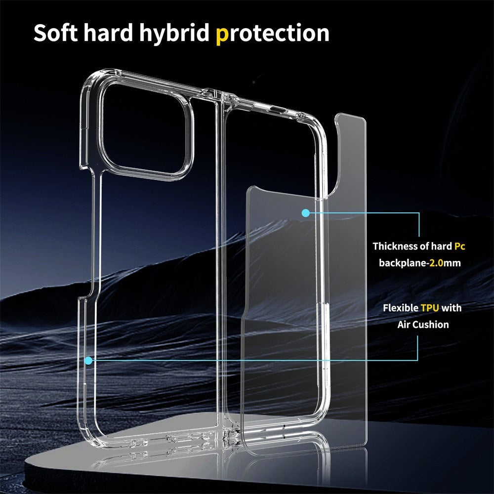 EIDERWOOD Google Pixel 10 Pro Fold Hybrid Plast Cover - Gennemsigtig