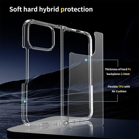EIDERWOOD Google Pixel 10 Pro Fold Hybrid Plast Cover - Gennemsigtig