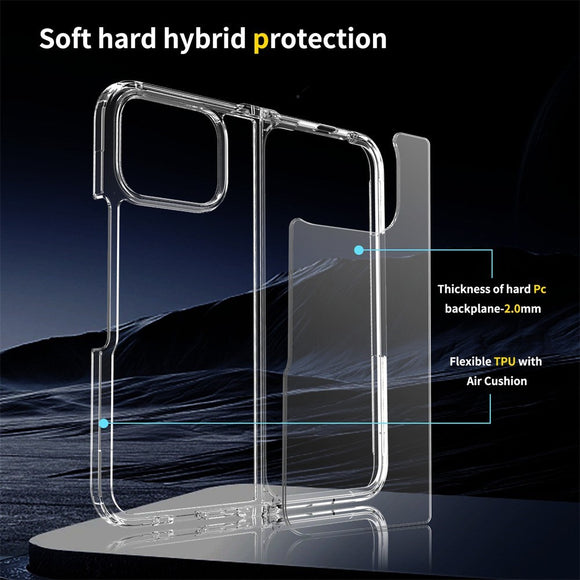 EIDERWOOD Google Pixel 10 Pro Fold Hybrid Plast Cover - Gennemsigtig