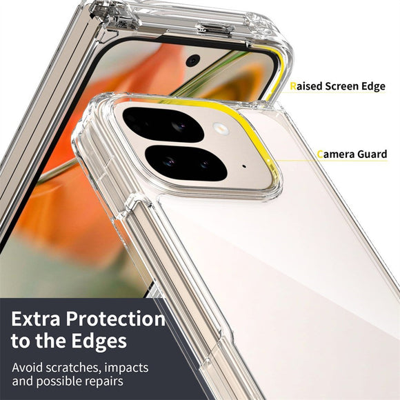 EIDERWOOD Google Pixel 10 Pro Fold Hybrid Plast Cover - Gennemsigtig