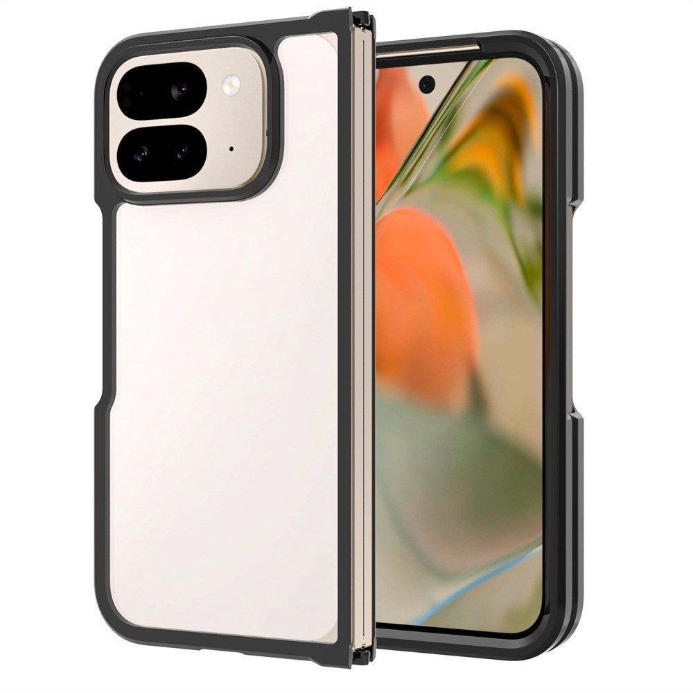 EIDERWOOD Google Pixel 10 Pro Fold Hybrid Plast Cover - Gennemsigtig / Sort