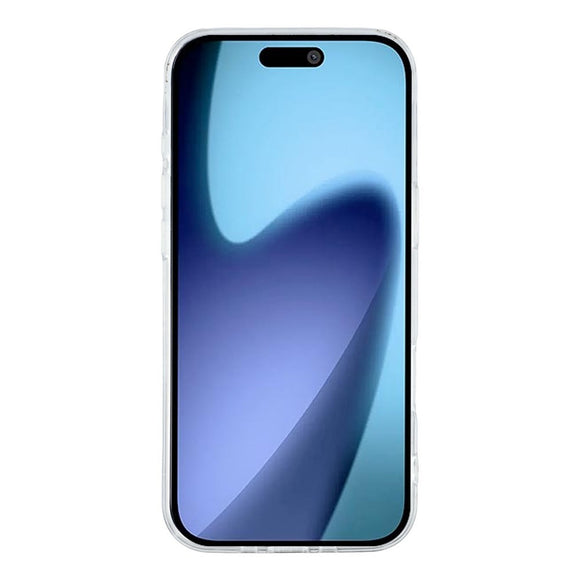 EIDERWOOD iPhone Air Fleksibelt Plastik Cover m. Sommerfugle - Gennemsigtig / Lilla