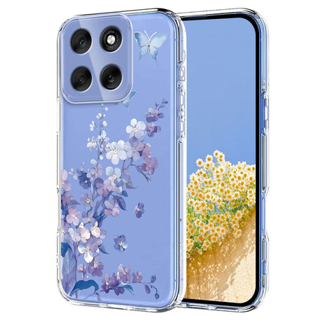 EIDERWOOD Motorola Moto G86 Fleksibelt Plast Cover m. Print - Violet