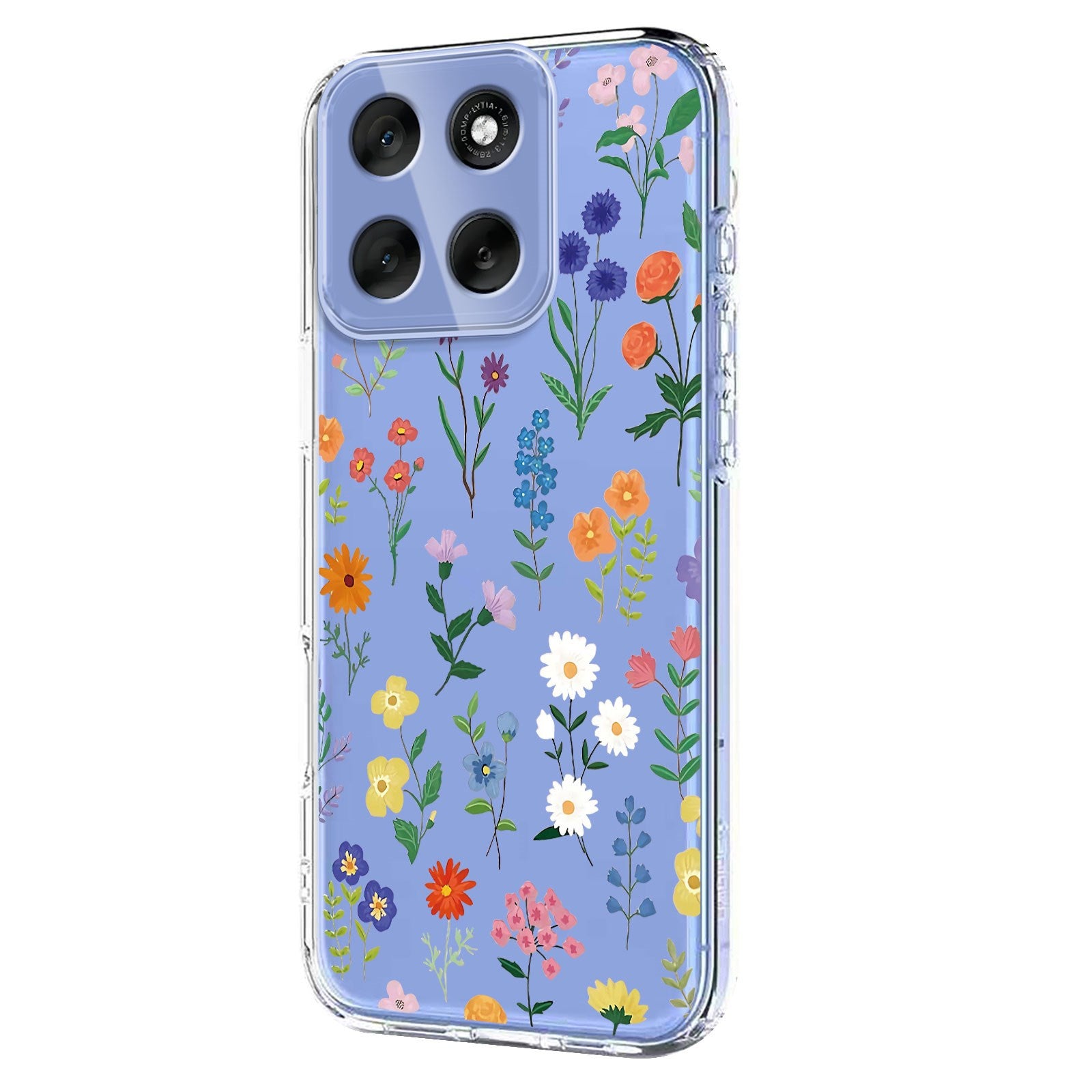 EIDERWOOD Motorola Moto G86 Fleksibelt Plast Cover m. Print - Vilde Blomster