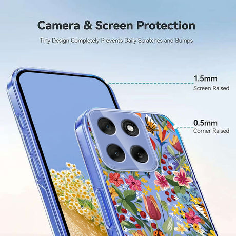 EIDERWOOD Motorola Moto G86 Fleksibelt Plast Cover m. Print - Blomster