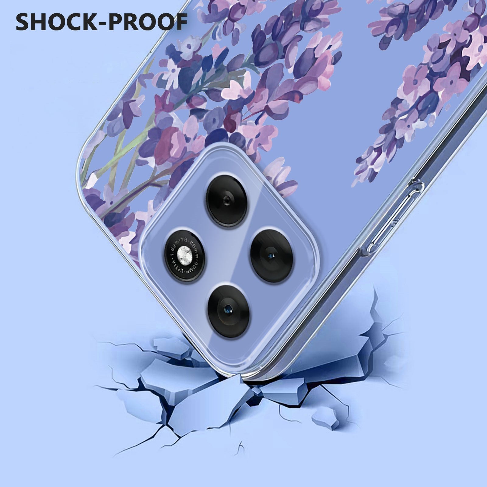 EIDERWOOD Motorola Moto G86 Fleksibelt Plast Cover m. Print - Lavendel