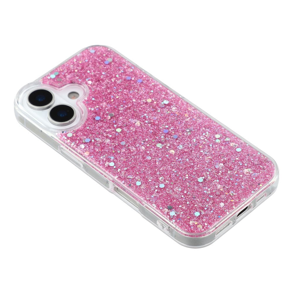 EIDERWOOD iPhone 17 Glitter Cover - Lyserød