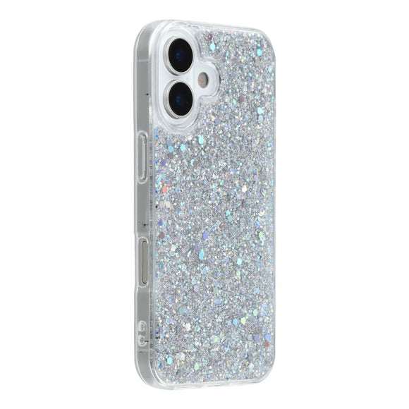 EIDERWOOD iPhone 17 Glitter Cover - Sølv