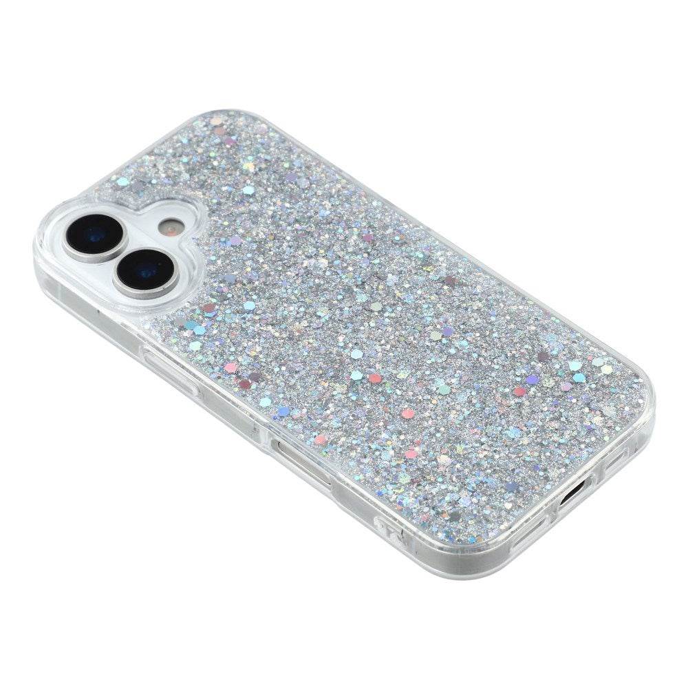EIDERWOOD iPhone 17 Glitter Cover - Sølv