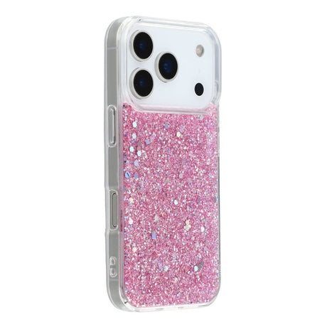 EIDERWOOD iPhone 17 Pro Glitter Cover - Lyserød