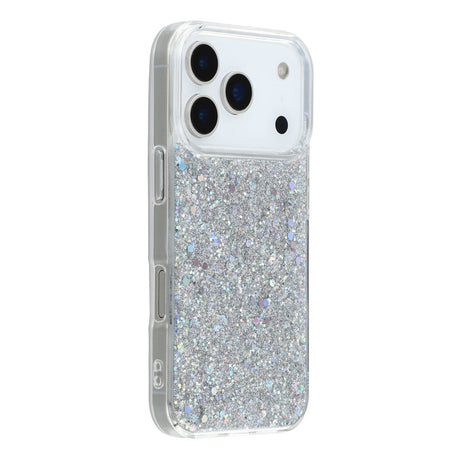 EIDERWOOD iPhone 17 Pro Glitter Cover - Sølv