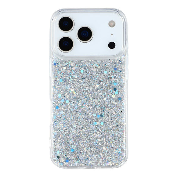EIDERWOOD iPhone 17 Pro Glitter Cover - Sølv