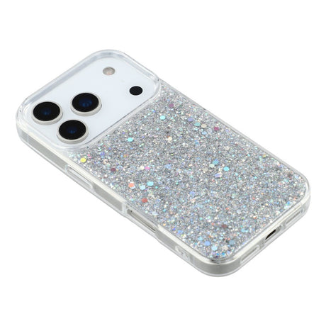 EIDERWOOD iPhone 17 Pro Glitter Cover - Sølv