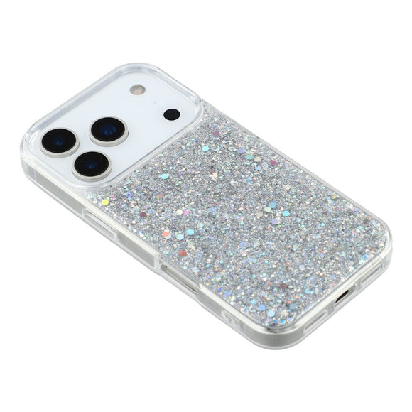 EIDERWOOD iPhone 17 Pro Glitter Cover - Sølv