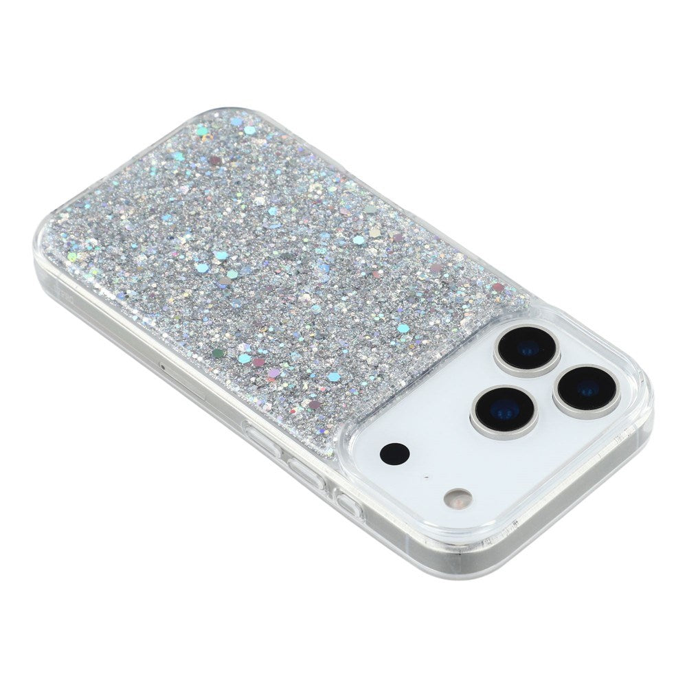 EIDERWOOD iPhone 17 Pro Glitter Cover - Sølv