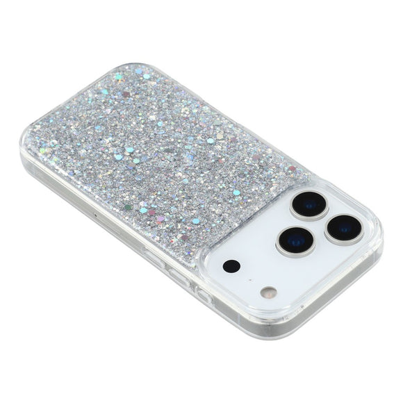 EIDERWOOD iPhone 17 Pro Glitter Cover - Sølv