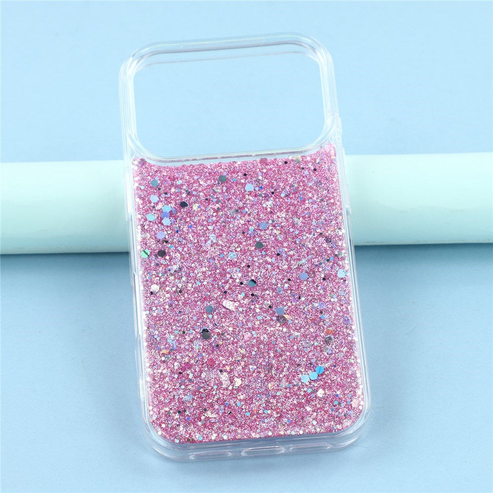 EIDERWOOD iPhone 17 Pro Max Glitter Cover - Lyserød