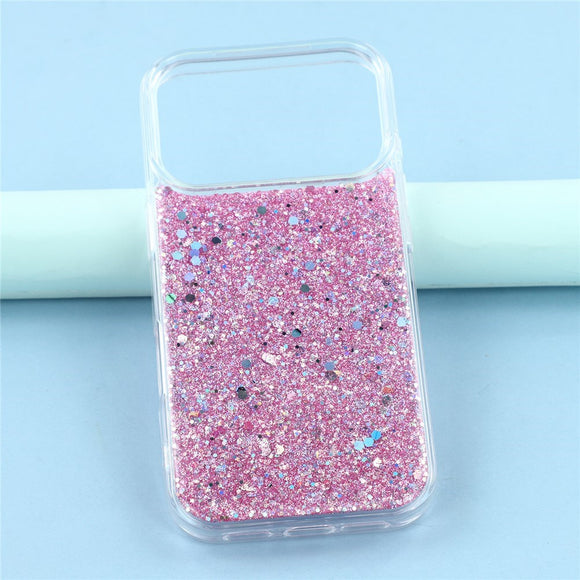 EIDERWOOD iPhone 17 Pro Max Glitter Cover - Lyserød