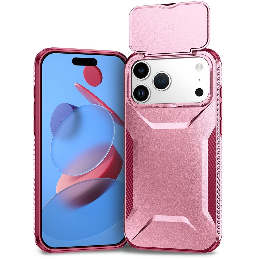iPhone 18 Pro Max / 17 Pro Max EIDERWOOD Hybrid Plast Cover m. Cam Slider - Lyserød