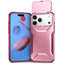 iPhone 18 Pro Max / 17 Pro Max EIDERWOOD Hybrid Plast Cover m. Cam Slider - Lyserød