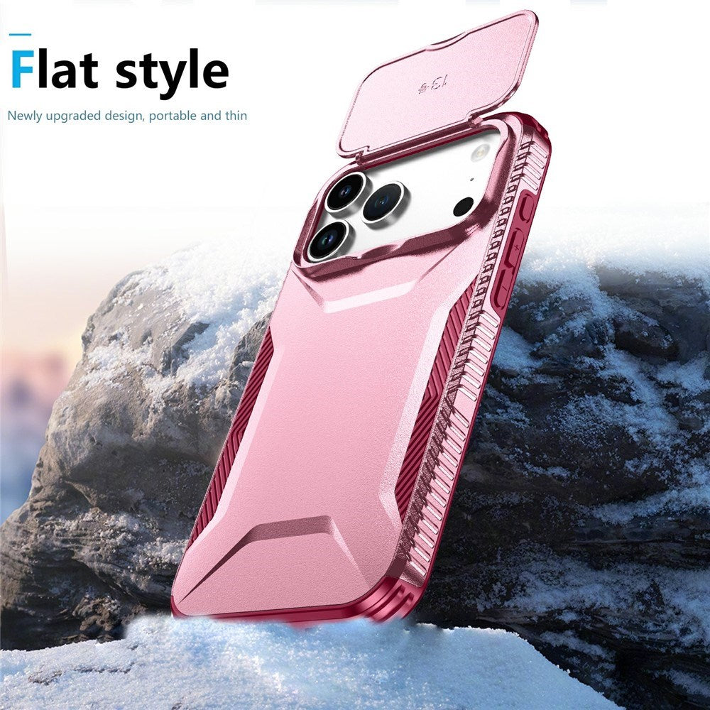 iPhone 18 Pro Max / 17 Pro Max EIDERWOOD Hybrid Plast Cover m. Cam Slider - Lyserød