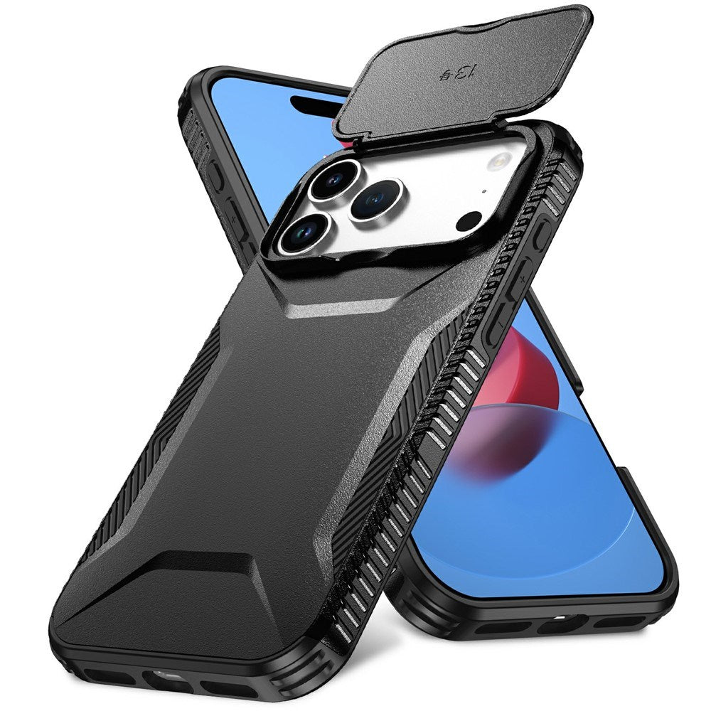 iPhone 18 Pro Max / 17 Pro Max EIDERWOOD Hybrid Plast Cover m. Cam Slider - Sort