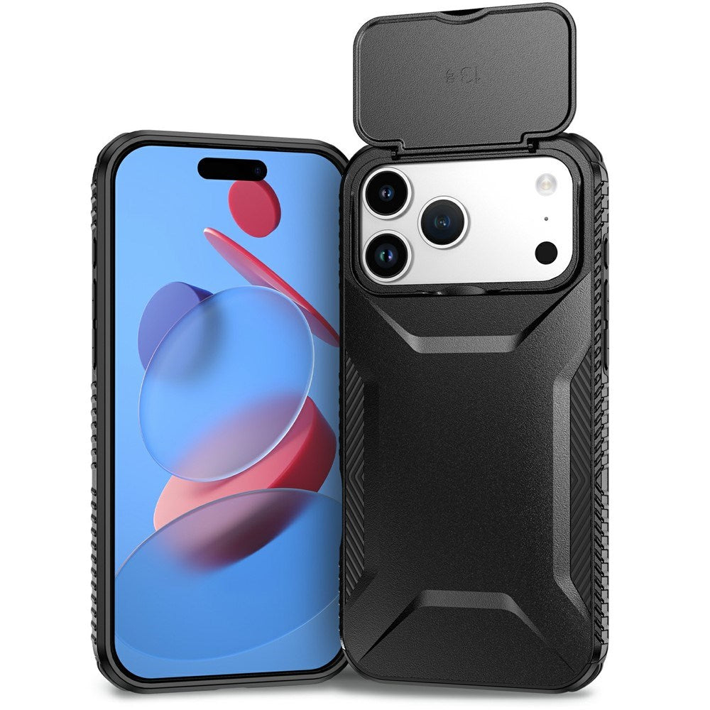 iPhone 18 Pro Max / 17 Pro Max EIDERWOOD Hybrid Plast Cover m. Cam Slider - Sort