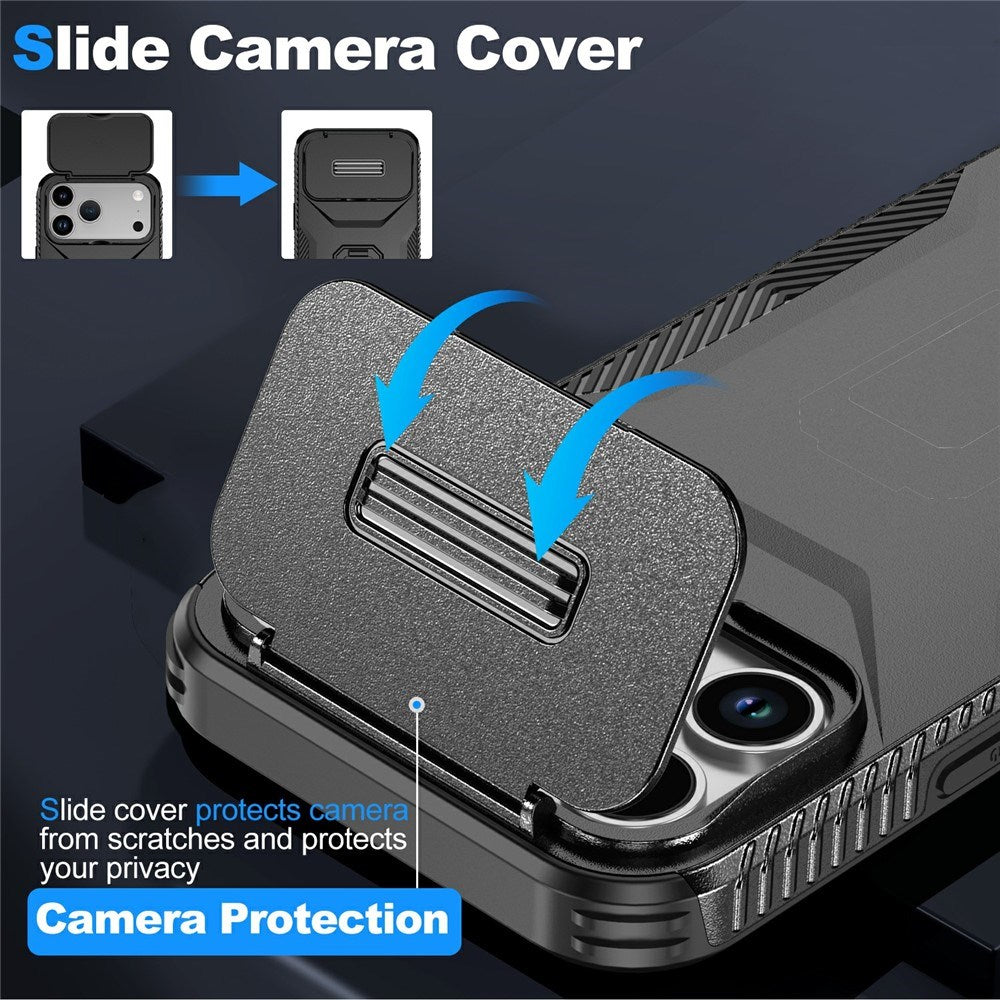 iPhone 18 Pro Max / 17 Pro Max EIDERWOOD Hybrid Plast Cover m. Cam Slider - Sort