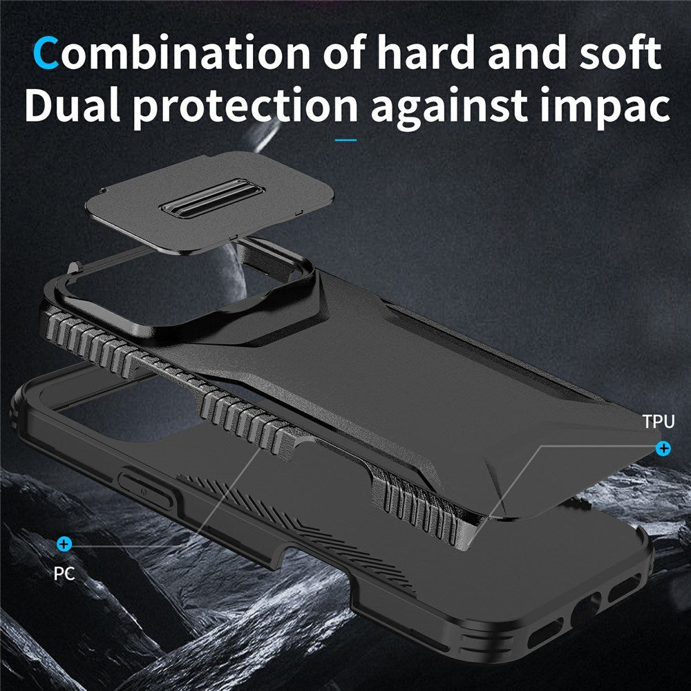 iPhone 18 Pro Max / 17 Pro Max EIDERWOOD Hybrid Plast Cover m. Cam Slider - Sort