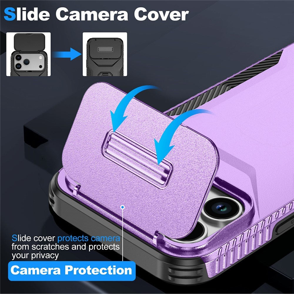 iPhone 18 Pro Max / 17 Pro Max EIDERWOOD Hybrid Plast Cover m. Cam Slider - Lilla