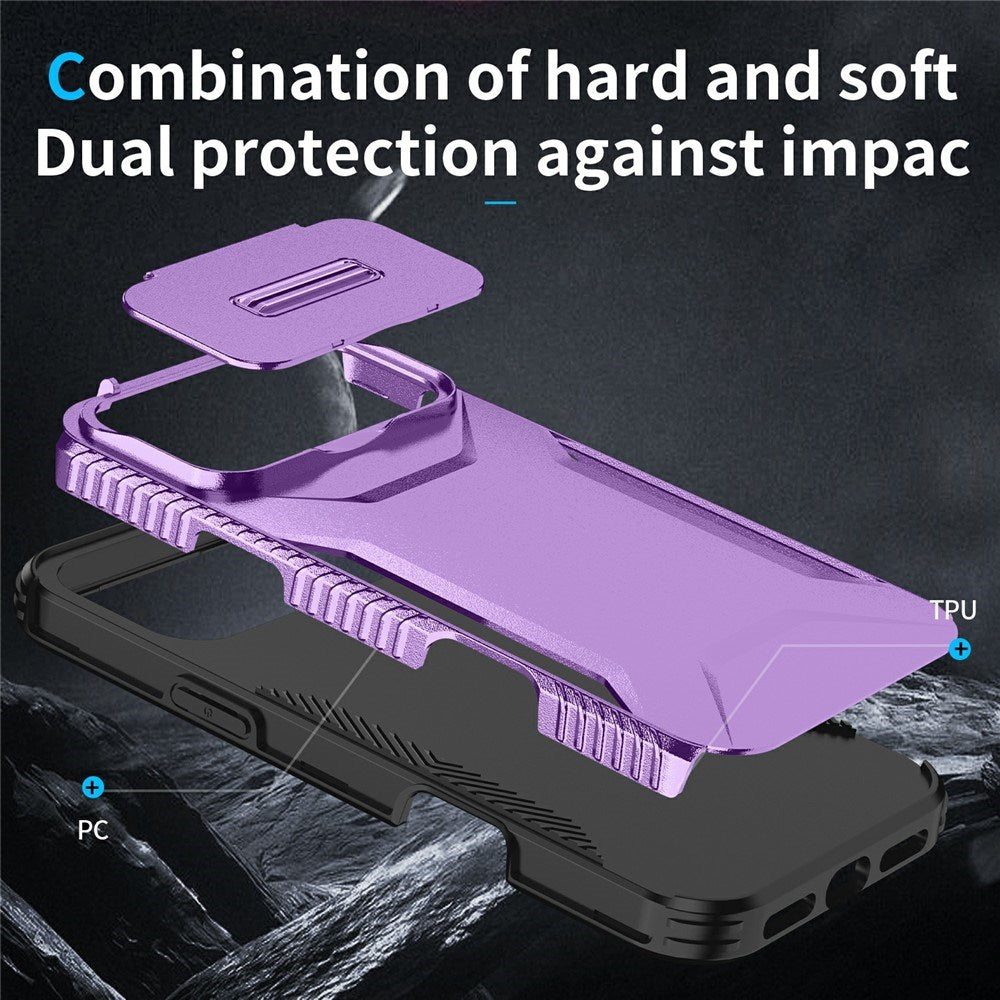 iPhone 18 Pro Max / 17 Pro Max EIDERWOOD Hybrid Plast Cover m. Cam Slider - Lilla