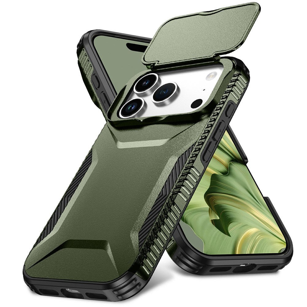 iPhone 18 Pro / 17 Pro EIDERWOOD Hybrid Plast Cover m. Cam Slider - Grøn