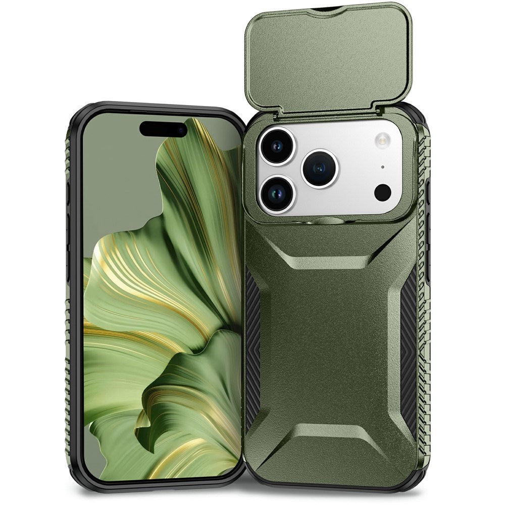 iPhone 18 Pro / 17 Pro EIDERWOOD Hybrid Plast Cover m. Cam Slider - Grøn