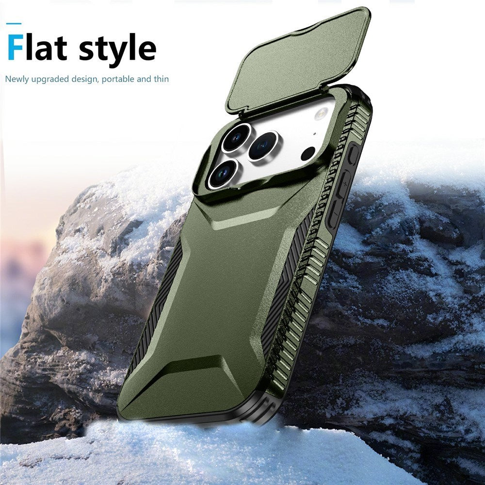 iPhone 18 Pro / 17 Pro EIDERWOOD Hybrid Plast Cover m. Cam Slider - Grøn