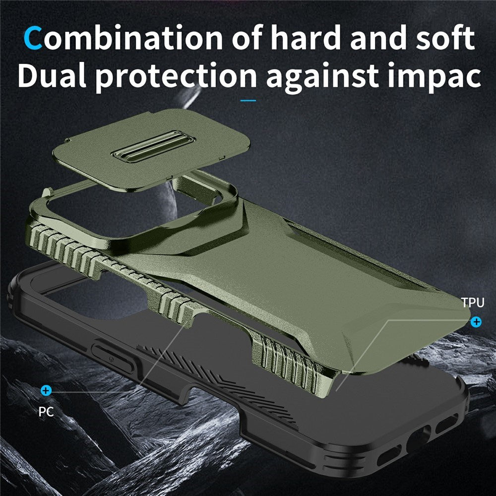 iPhone 18 Pro / 17 Pro EIDERWOOD Hybrid Plast Cover m. Cam Slider - Grøn