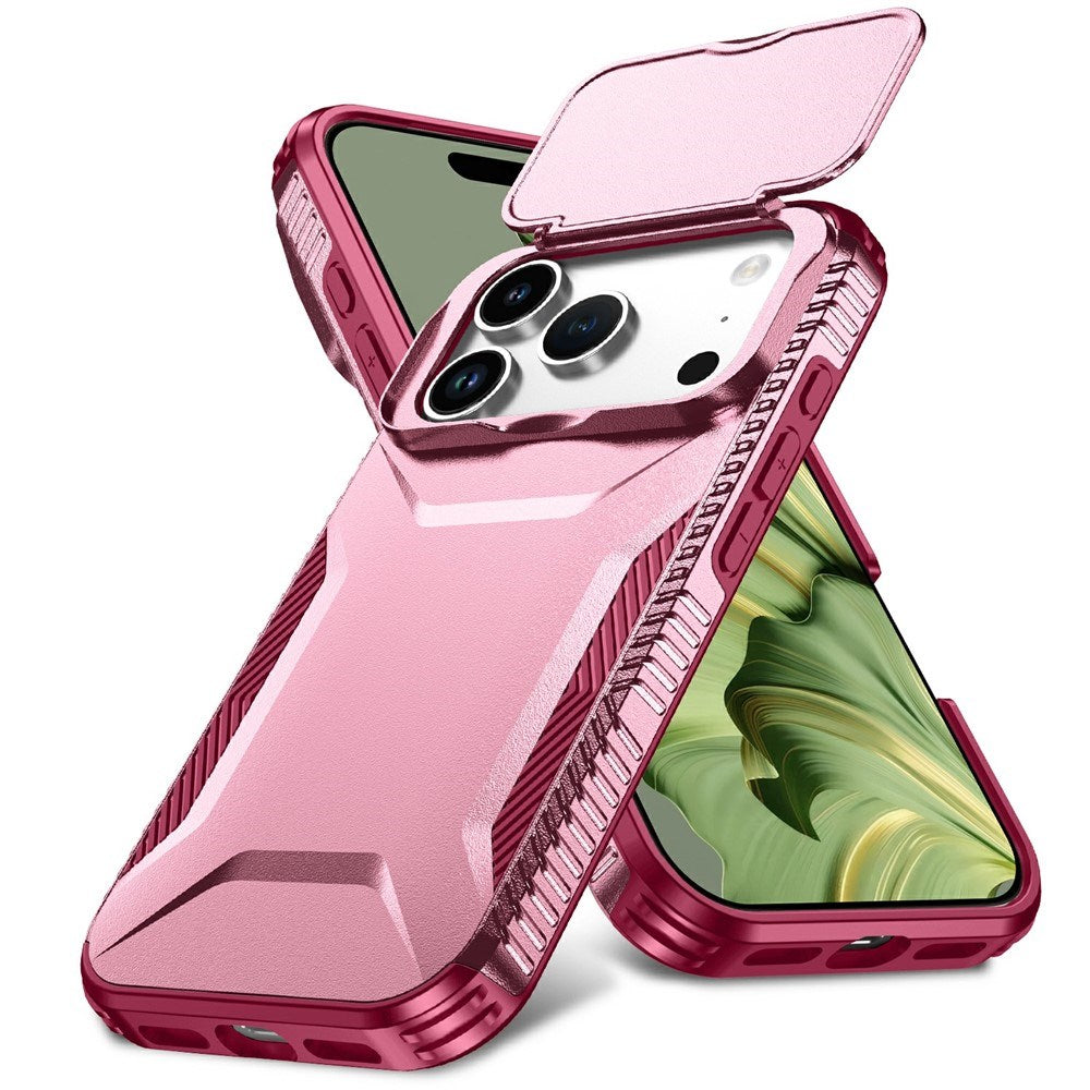 iPhone 18 Pro / 17 Pro EIDERWOOD Hybrid Plast Cover m. Cam Slider - Rød