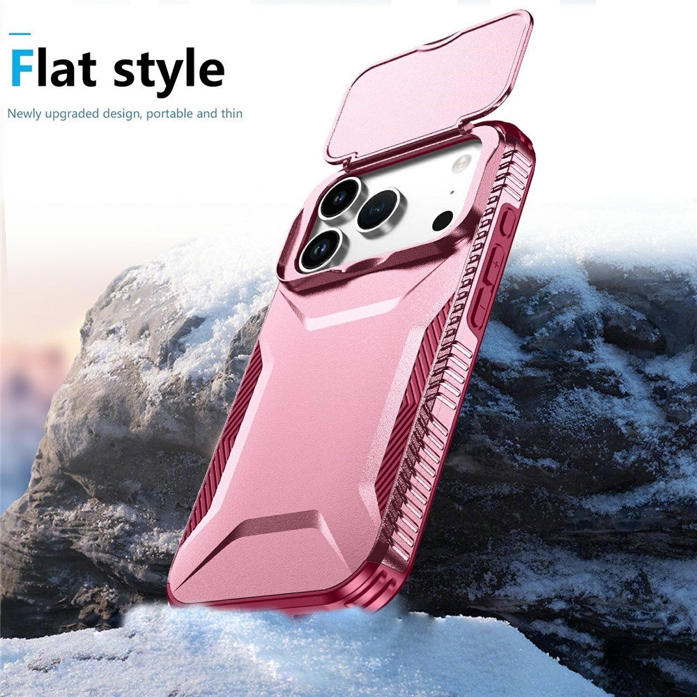 iPhone 18 Pro / 17 Pro EIDERWOOD Hybrid Plast Cover m. Cam Slider - Rød